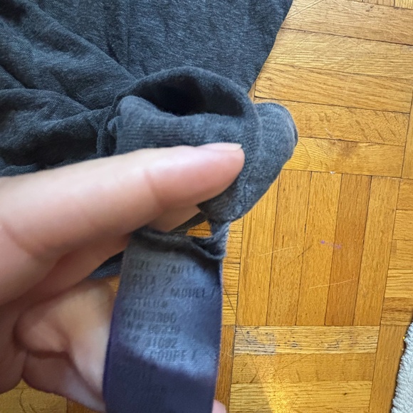 James Perse Muscle tank top grey blackish - Picture 3 of 7